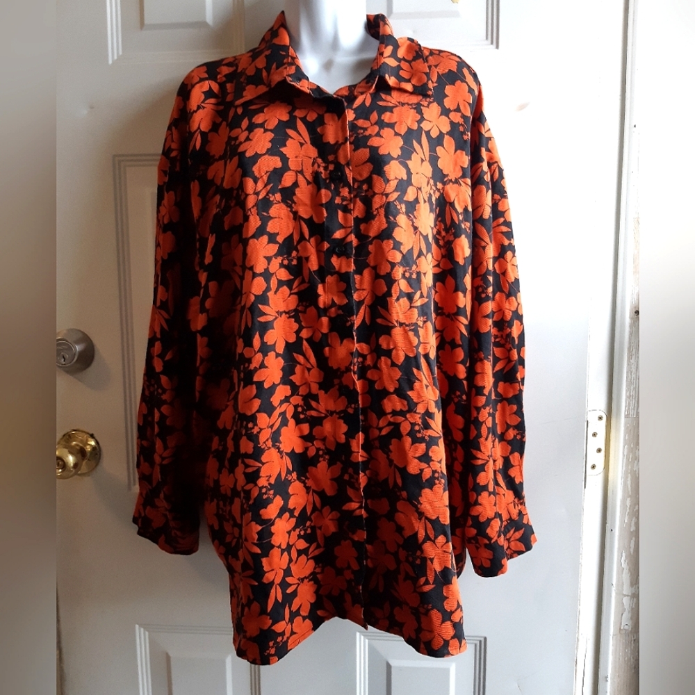 Floral Button Up